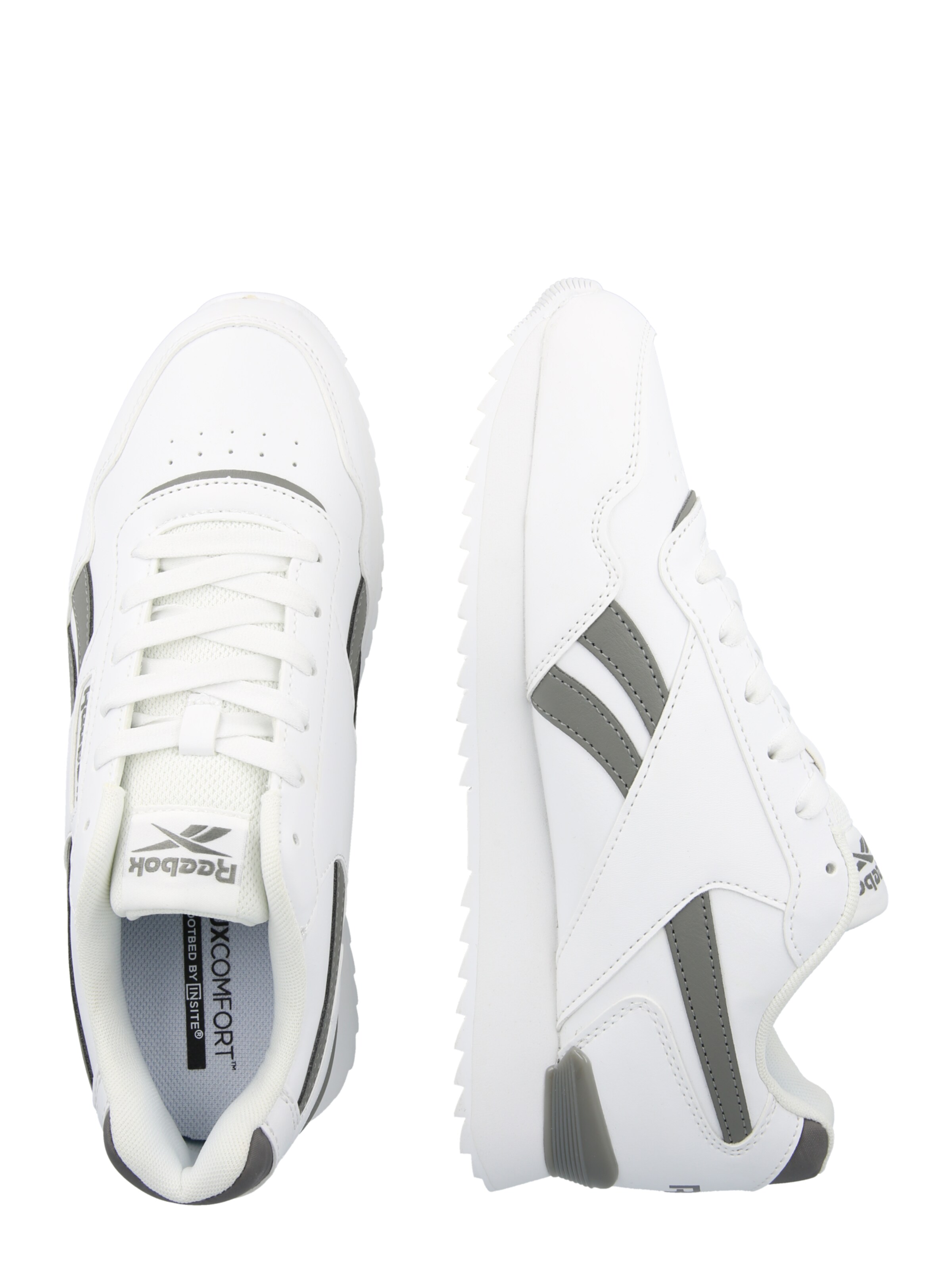 Reebok Rövid szárú sportcipők 'GLIDE RIPPLE CLIP' - fehér