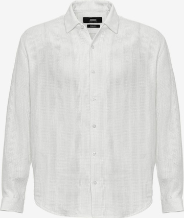 balta Antioch Patogus modelis Marškiniai: priekis