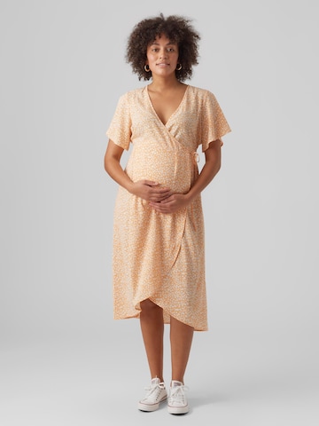 Vero Moda Maternity Klänning 'Saki' i orange: framsida