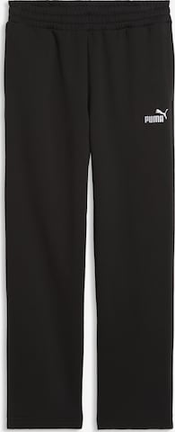 Pantalon de sport 'Essentials Relaxed No. 1' PUMA en noir : devant