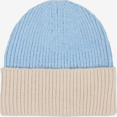 SAMAYA Kuschelig weiche, warme Mütze 'Odon', Beanie, Größe 57 in beige / hellblau, Produktansicht