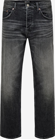 Only & Sons Regular Farkut 'ONSEdge' värissä musta: etupuoli
