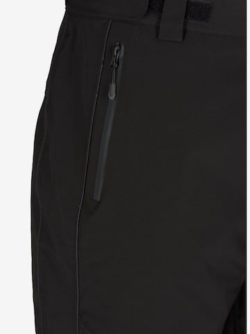 Zizzi Regularen Outdoor hlače 'MEBBA' | črna barva