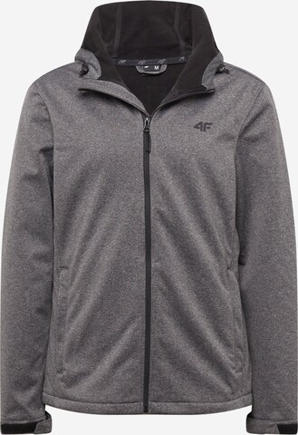 4F Outdoor jacket in Grey: front