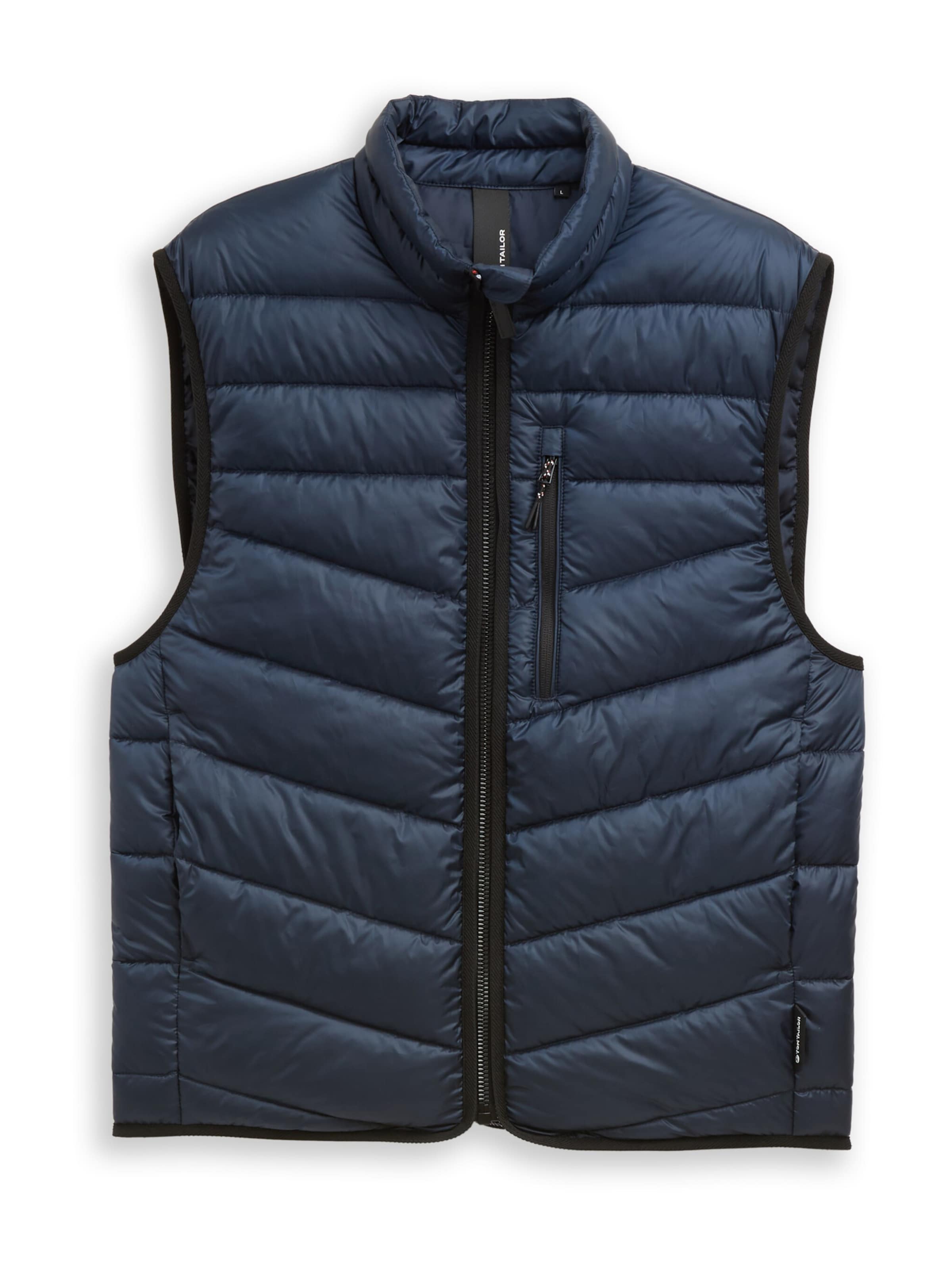 TOM TAILOR Жилетка в Синий: спереди