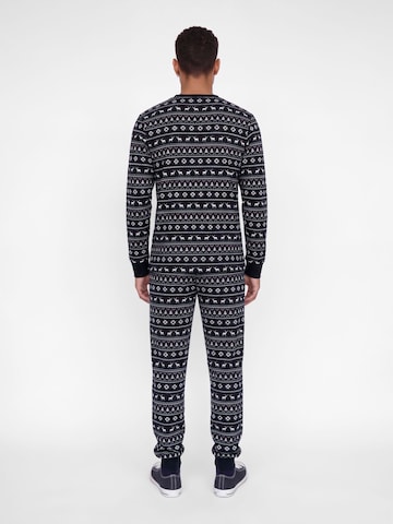 JACK & JONES - Pijama largo en azul