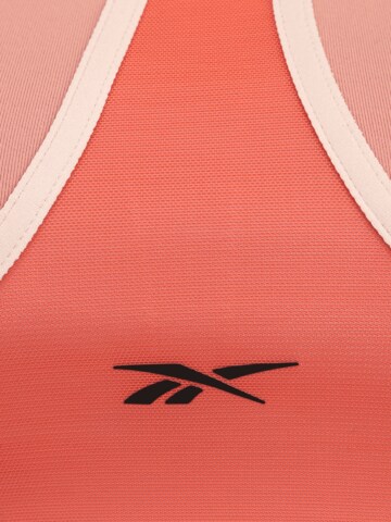 Reebok Bustier Sport bh in Rood