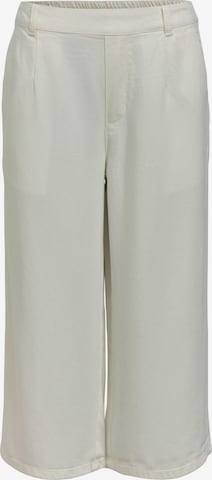 Wide leg Pantaloni 'OBJFrame' di OBJECT in bianco: frontale