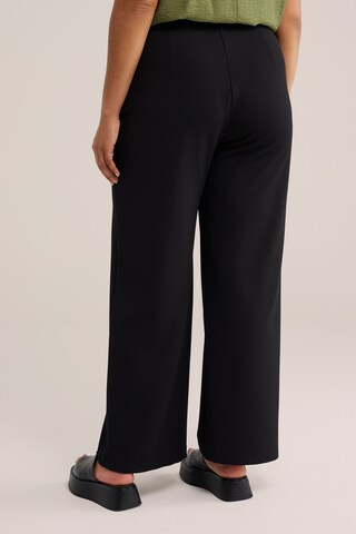 WE Fashion Обычный Штаны в Черный