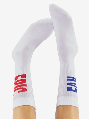 Chaussettes 'CHEERIO x EIKE EPIC FAIL' CHEERIO* en blanc : derrière