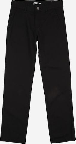 s.Oliver Панталон 'Pete' в черно: отпред