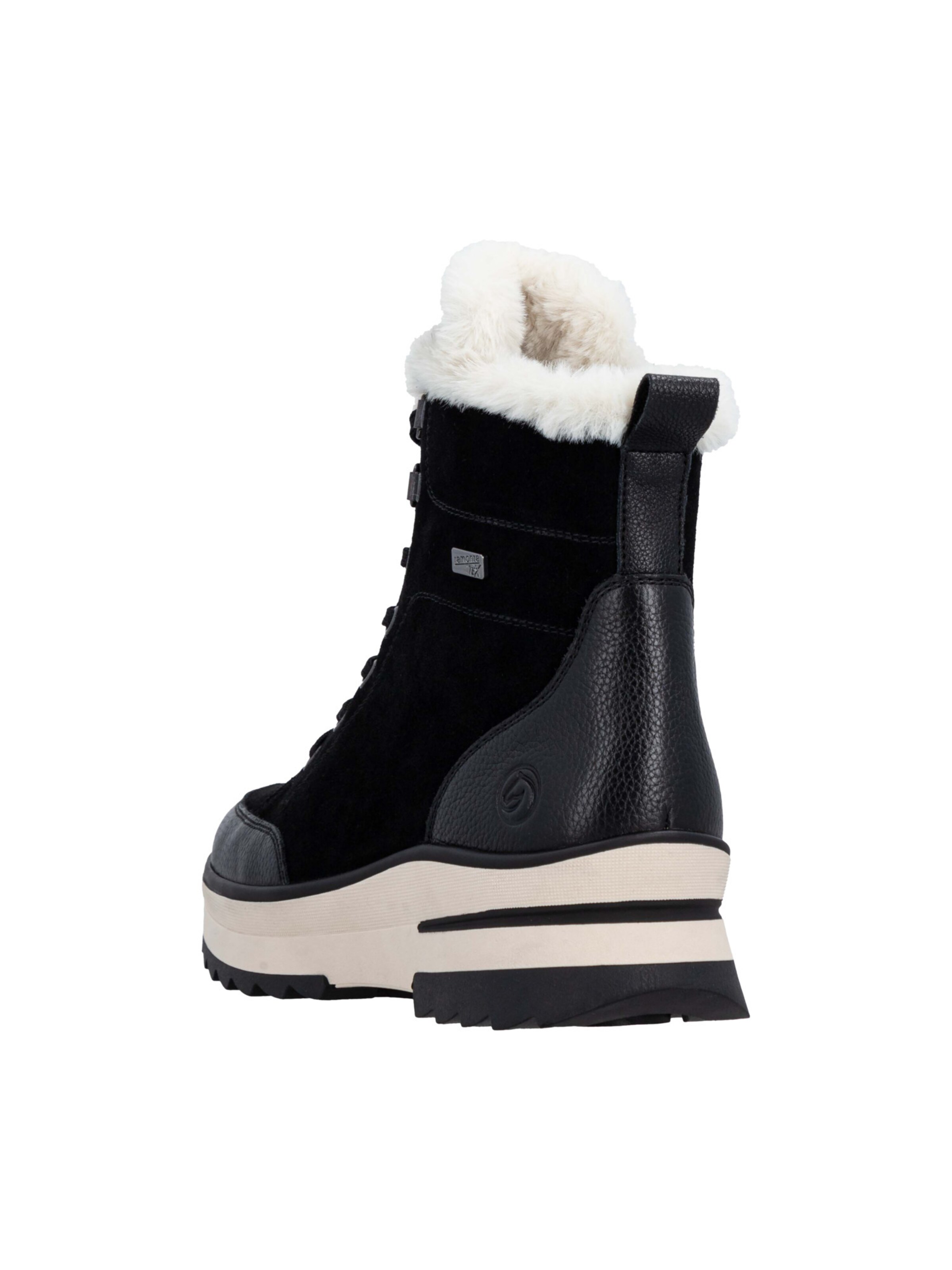 REMONTE Schnürstiefelette in Schwarz