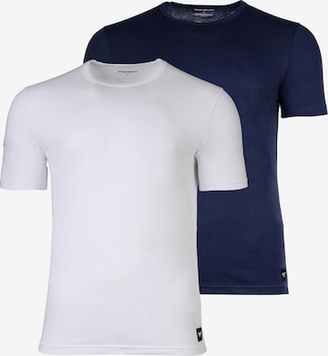 T-Shirt Emporio Armani en bleu : devant