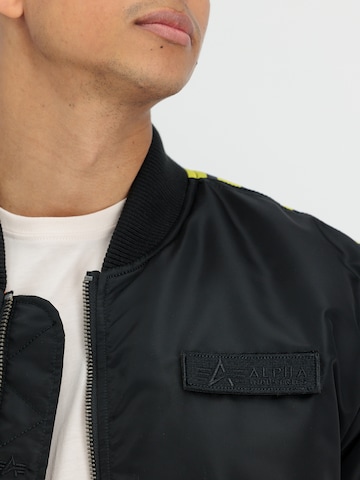 ALPHA INDUSTRIES Tussenjas 'MA-1 VF Fighter Squadron' in Zwart