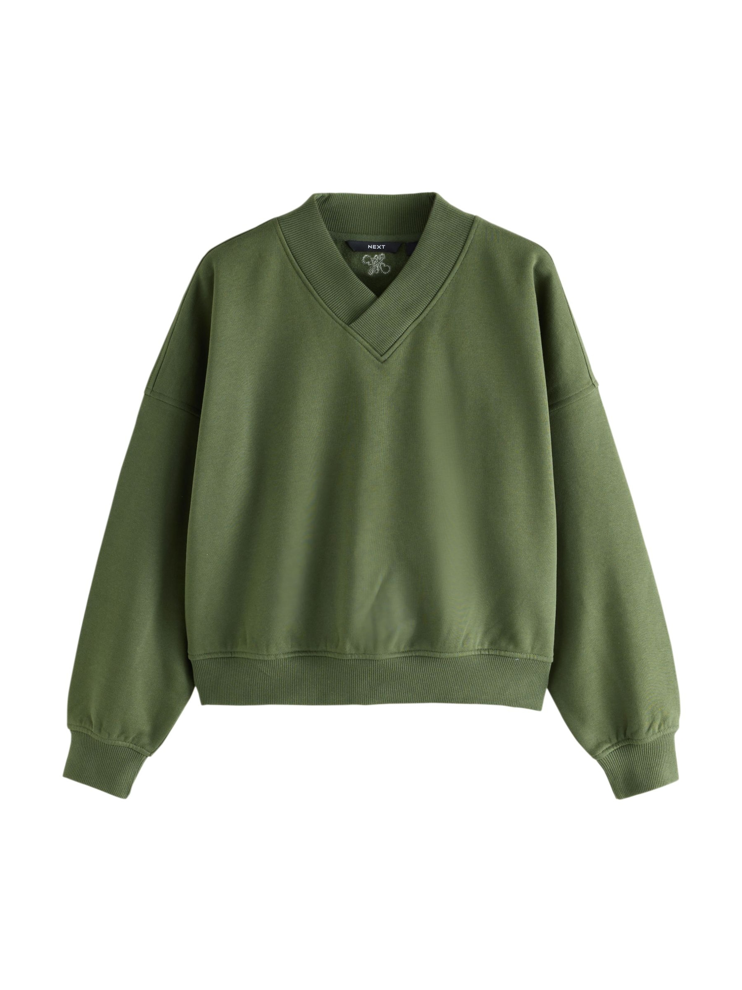 Felpa di Next in verde: frontale