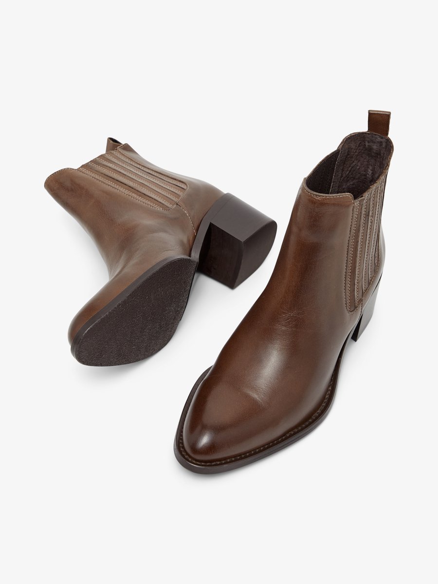 Bianco Chelsea Boots in Braun 