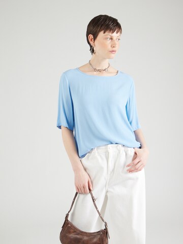 ICHI Blouse 'MARRAKECH' in Blauw: voorkant