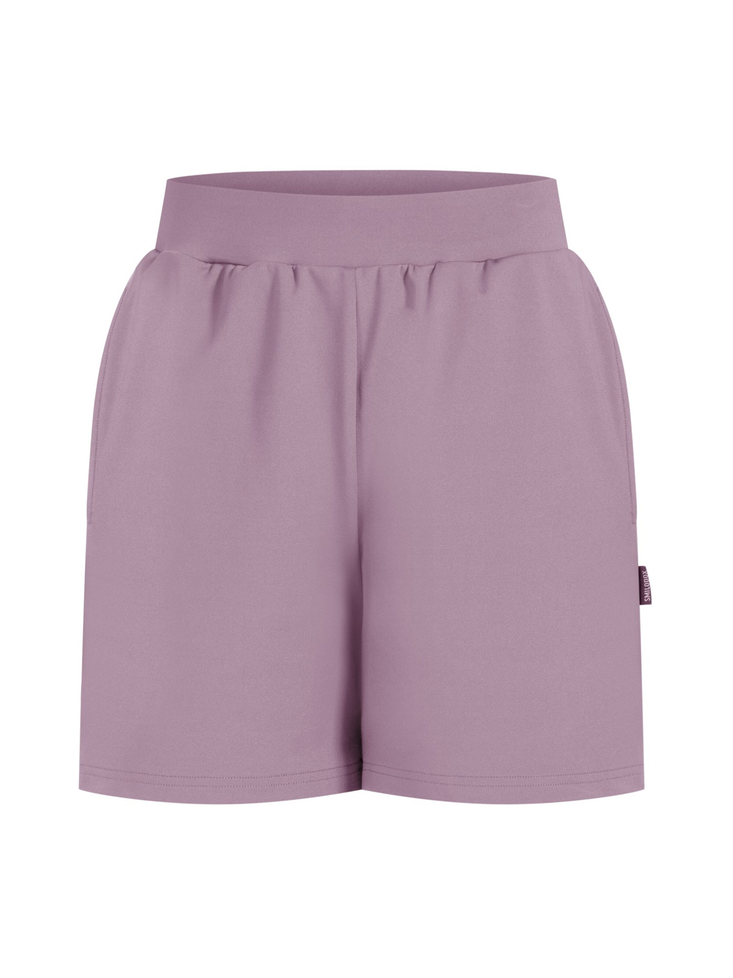 Smilodox Shorts with Pockets ' Corry ' in Lila: Vorderseite