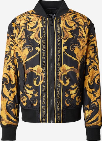 Versace Jeans Couture Tussenjas in Zwart: voorkant