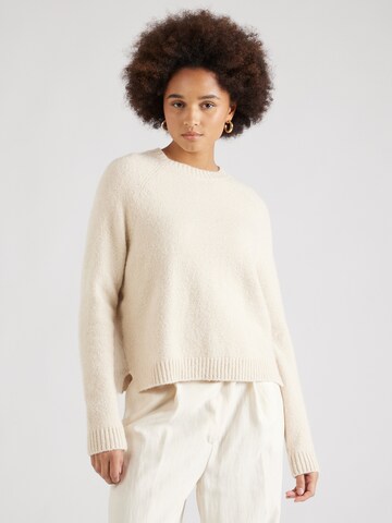 BOSS Sweater 'Febisan' in Beige: front