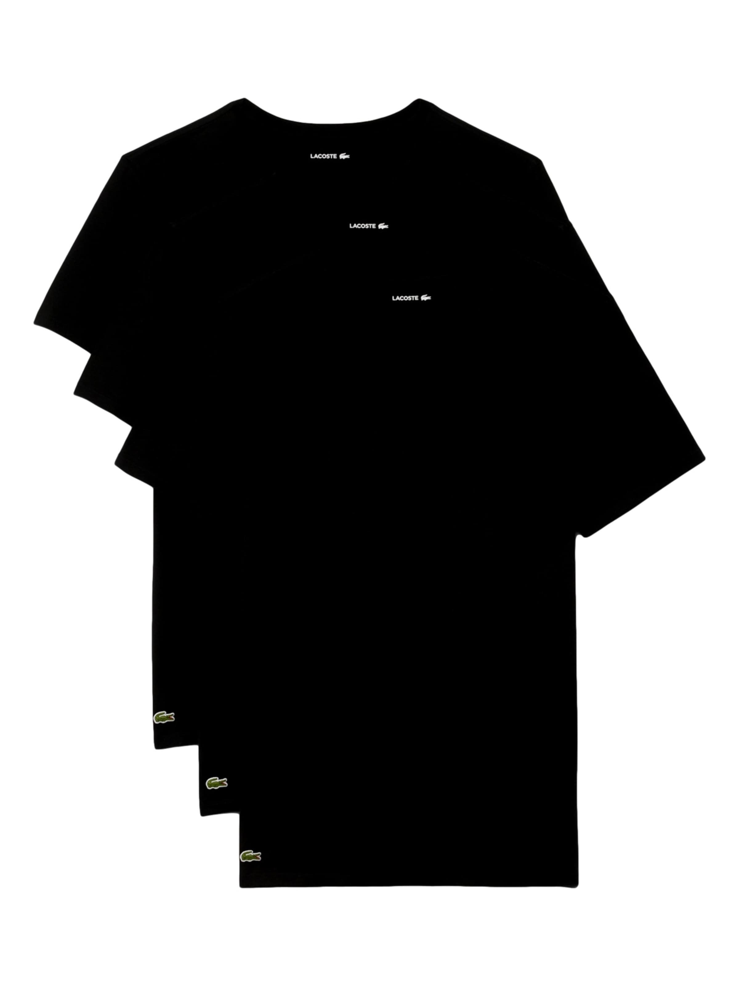 T-Shirt LACOSTE en noir : devant