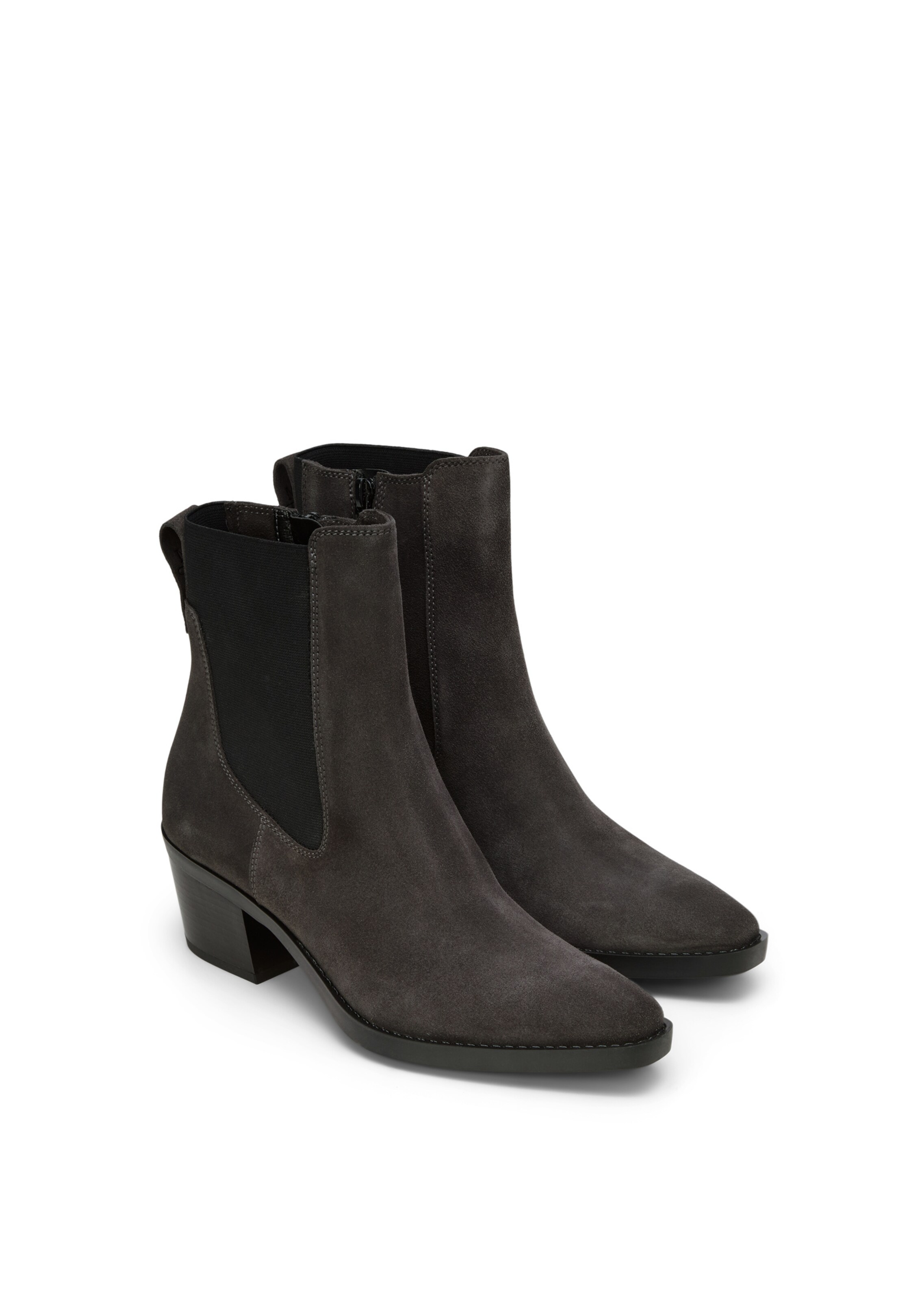 Marc O'Polo Enkellaarsjes 'Luna' in Grijs