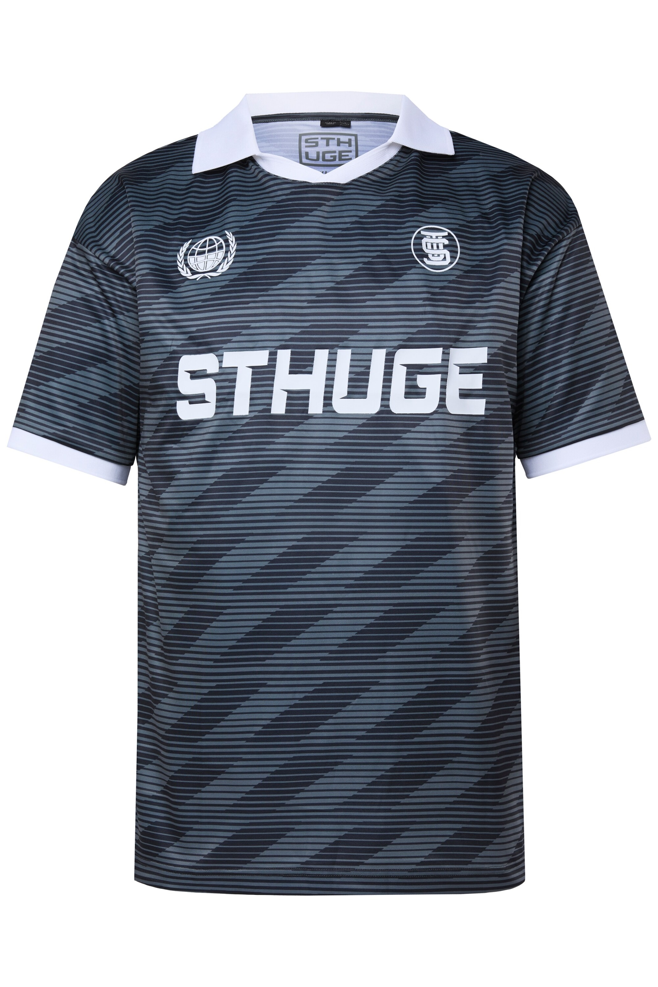 STHUGE Shirt in Black / White, Item view