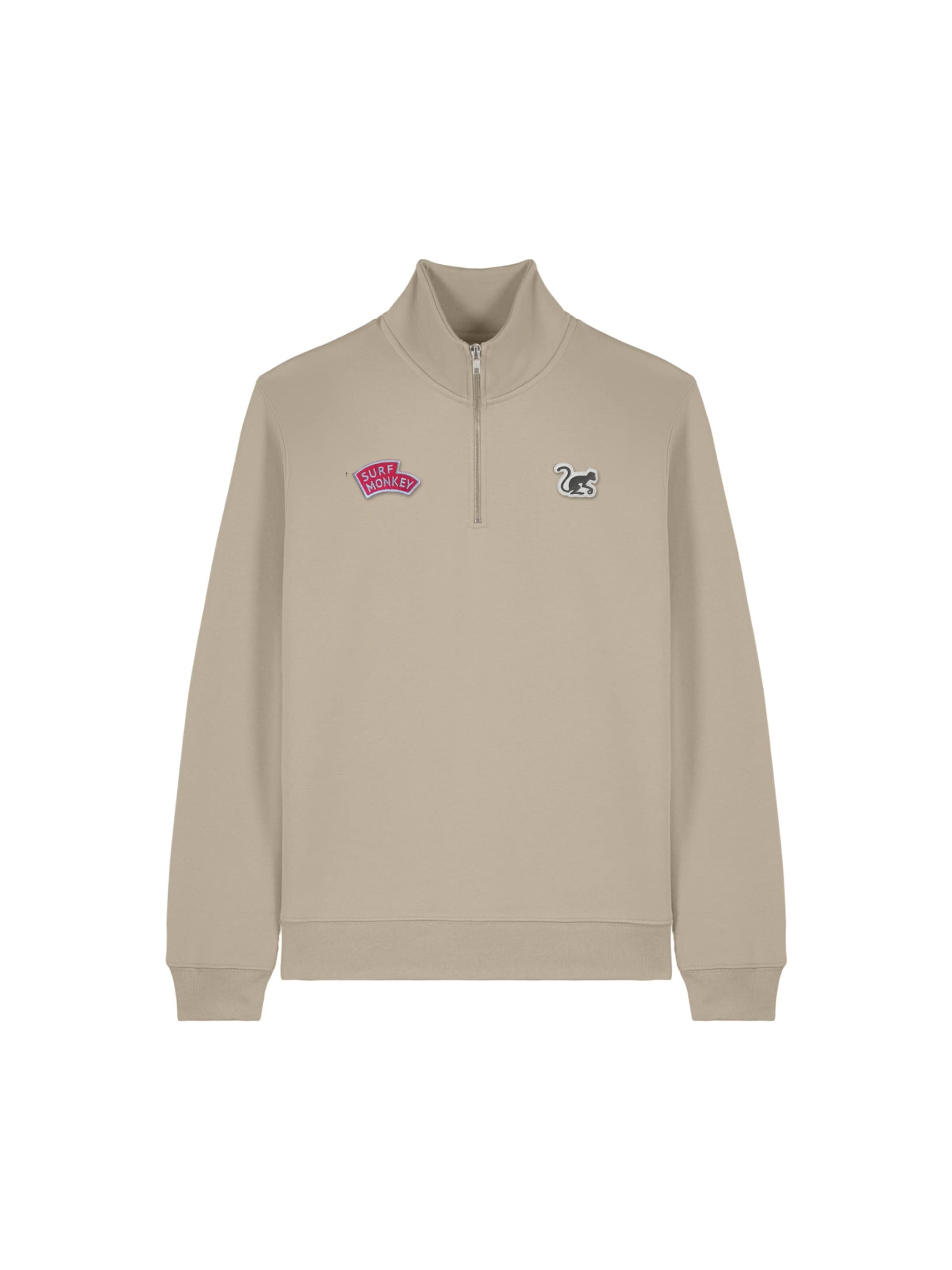 Felpa di Surf Monkey in bianco: frontale