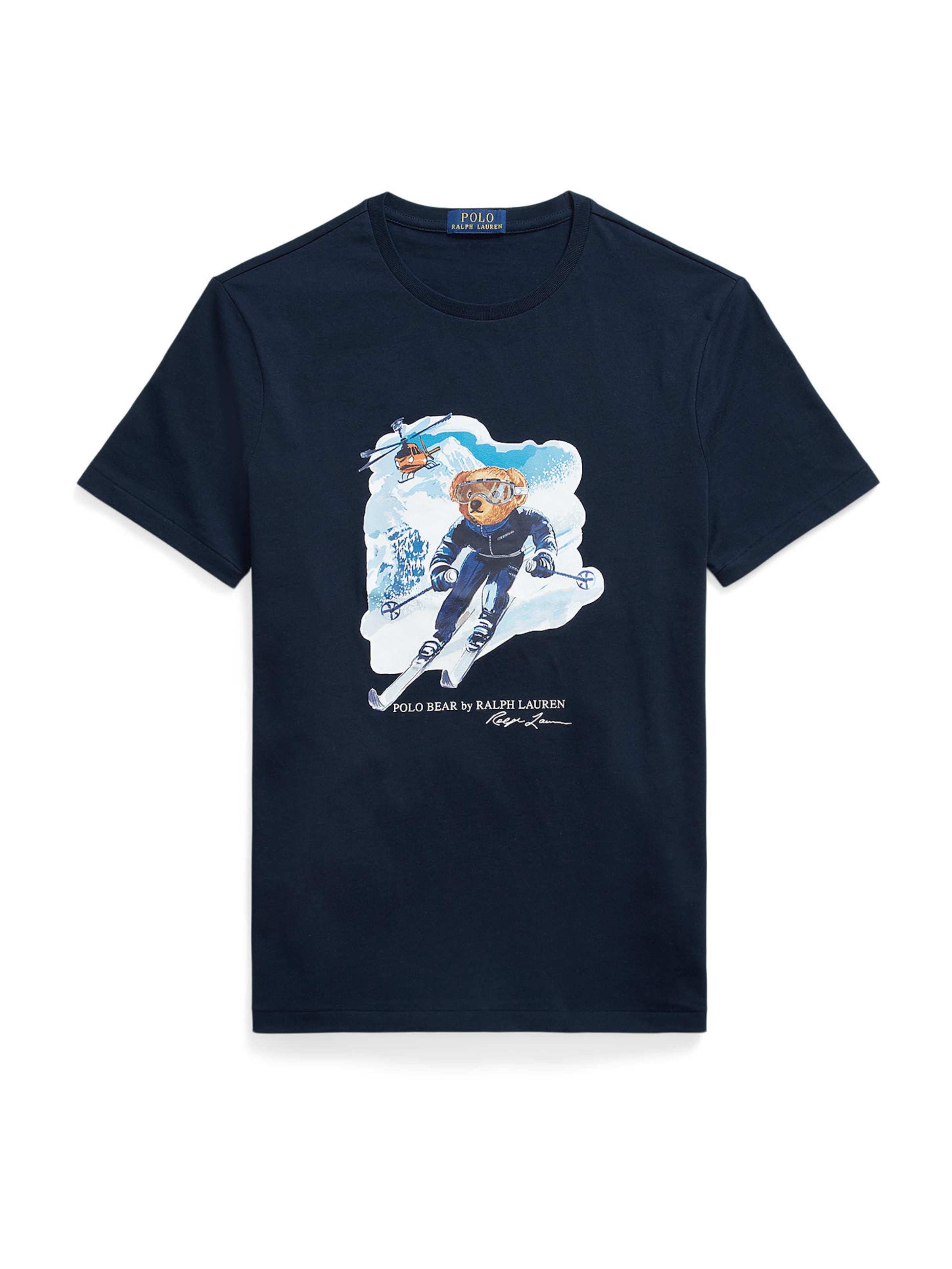 Polo Ralph Lauren Тениска в синьо: отпред