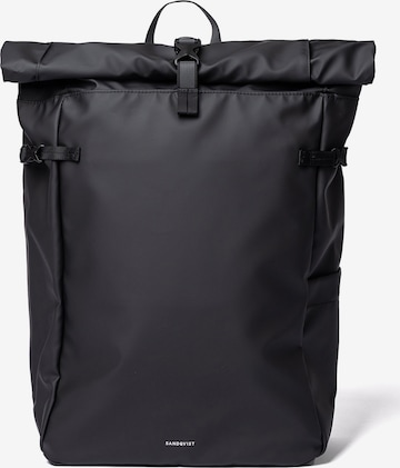 SANDQVIST Backpack 'ARNOLD' in Black: front