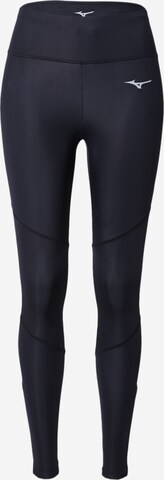 MIZUNO Skinny Sportbroek 'Impulse Core' in Zwart: voorkant