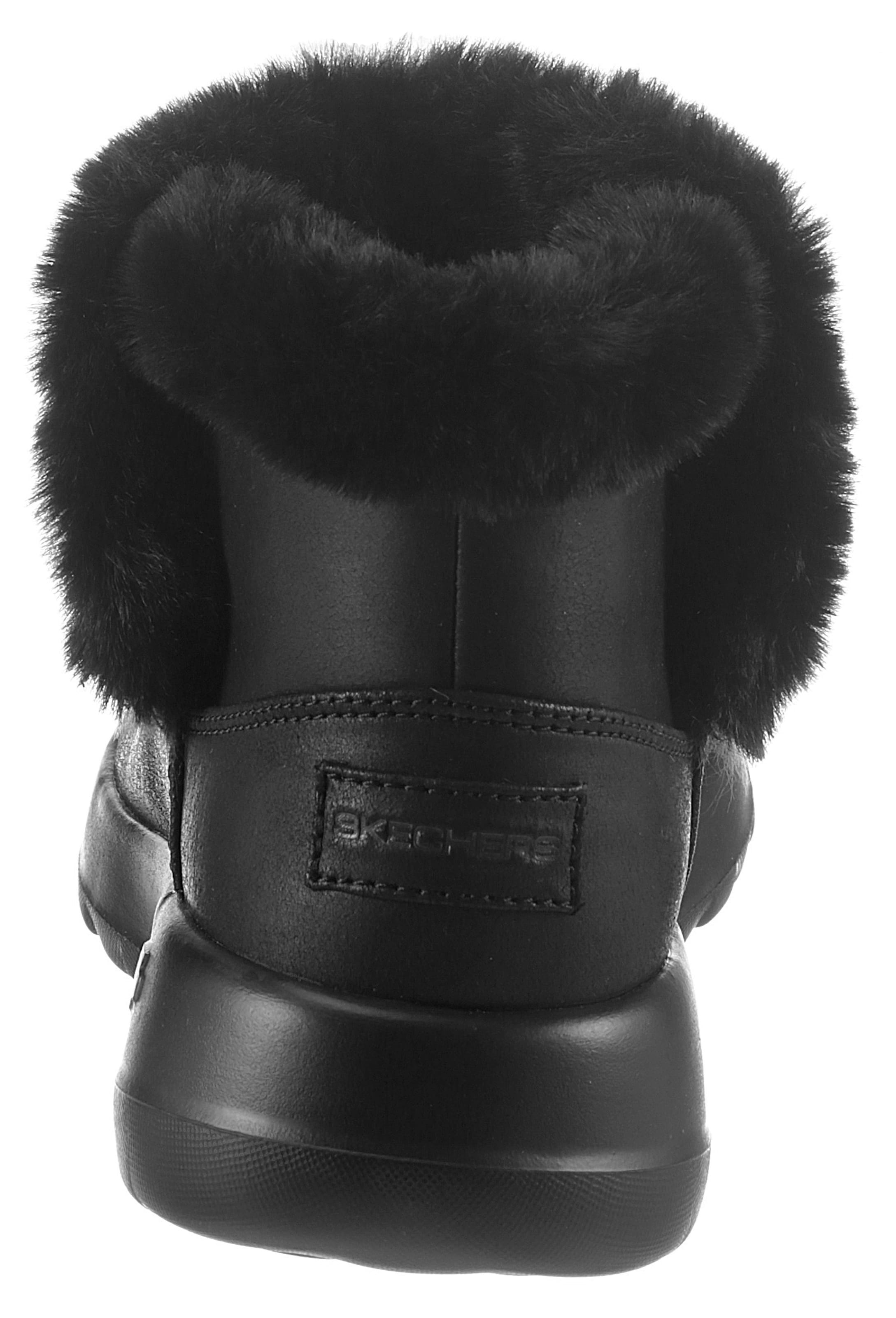 SKECHERS Snowboots in Schwarz