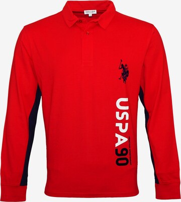 U.S. POLO ASSN. Poloshirt in Rot: predná strana