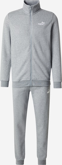 PUMA Treenipuku 'ESS' värissä meleerattu harmaa / valkoinen, Tuotenäkymä