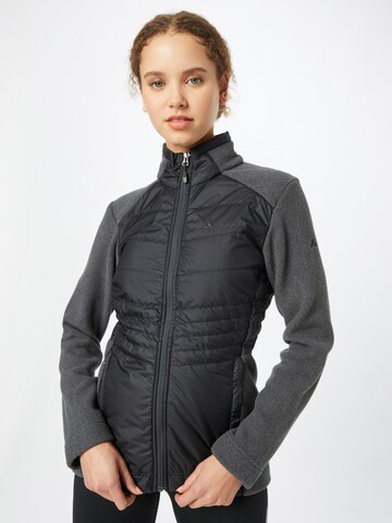 VAUDE Athletic fleece jacket 'Idris' in Black: front