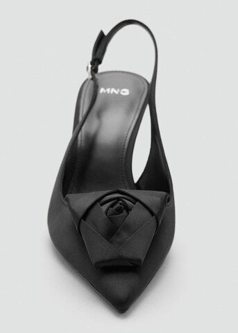 MANGO Slingback Pumps 'Garden' in Black