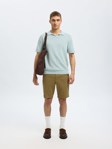 SELECTED HOMME Regular fit Trui 'SLHMattis' in Blauw