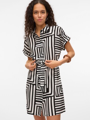 VERO MODA Shirt dress 'VMEASY JOY' in Black: front