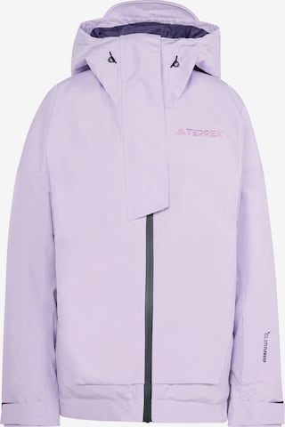 Giacca per outdoor 'Xploric' di ADIDAS TERREX in lilla: frontale