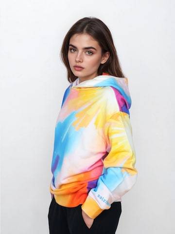 Sweat-shirt 'Affbackers' salzhaut en mélange de couleurs