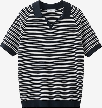 MANGO MAN Pullover 'Ignasi' in Blau: Vorderseite