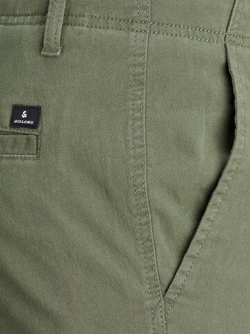 JACK & JONES Tapered Cargobyxa 'Marco' i grön