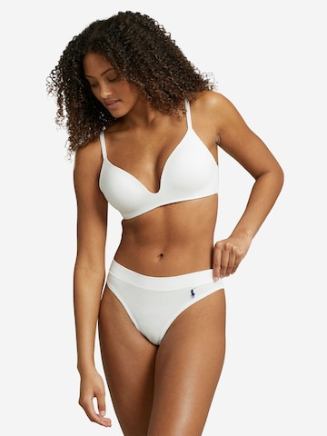 String ' Club Cotton ' Polo Ralph Lauren en blanc : devant