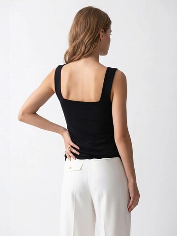 MixRay Top in Zwart