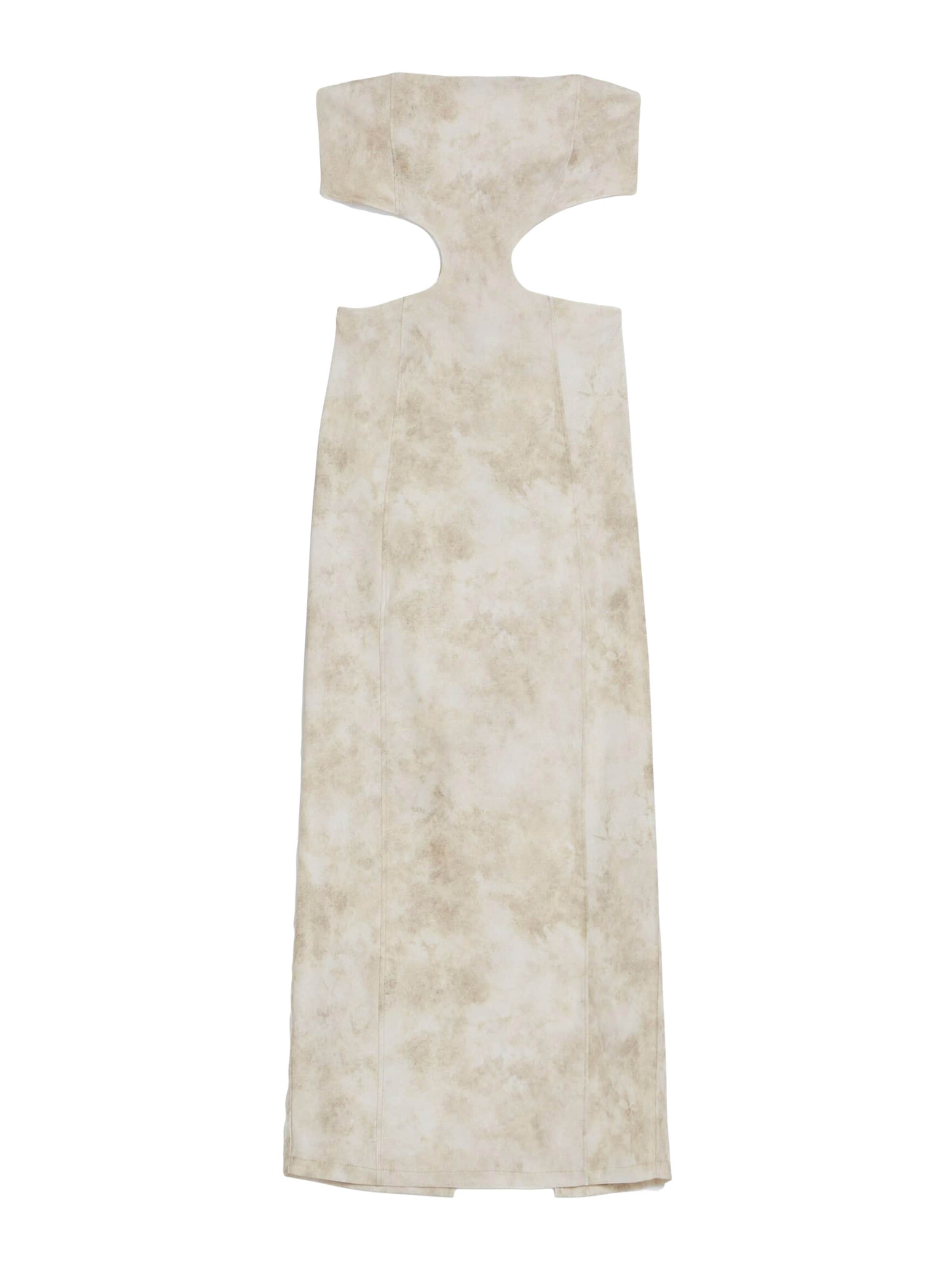 Bershka Šaty - Sivá: predná strana