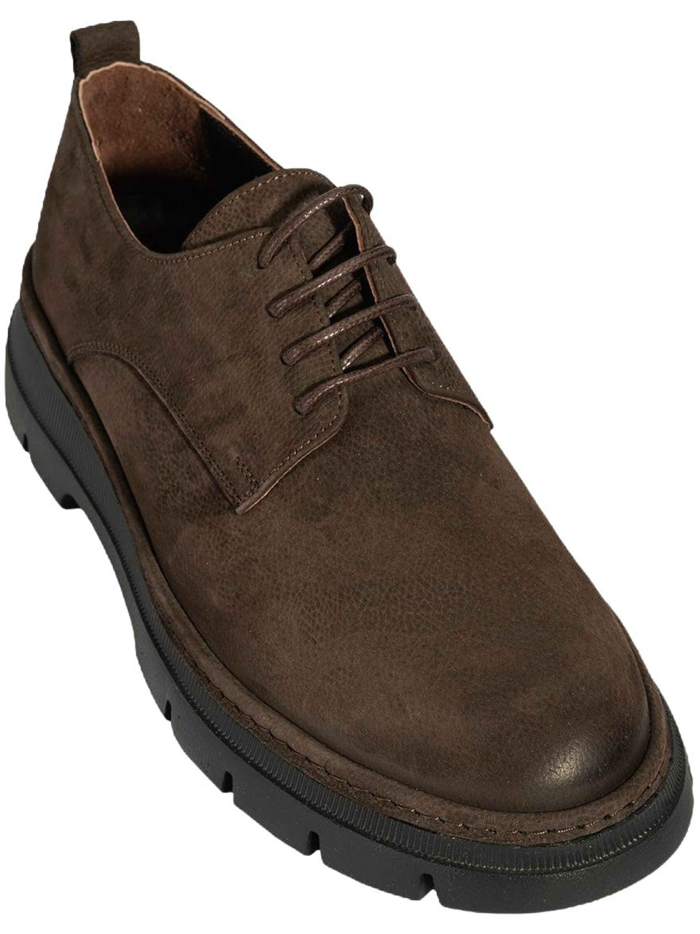 Desa Lace-up shoe 'Lässige Spitze' in Brown
