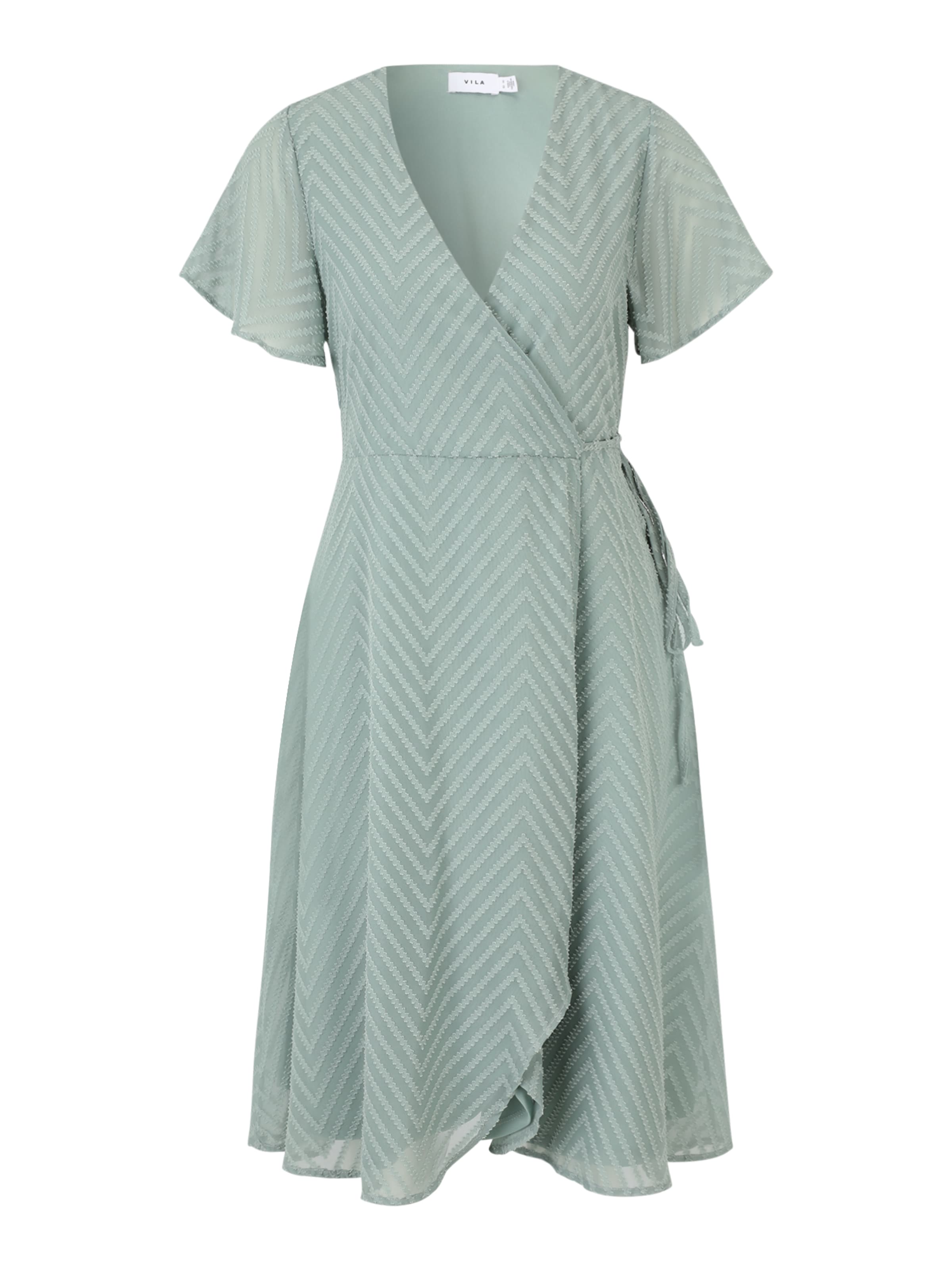 Vila Petite Šaty 'MICHELLE' – zelená: přední strana