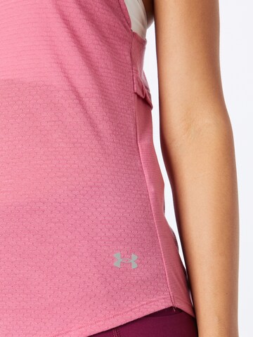 UNDER ARMOUR Sports Top in Pink