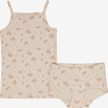 Ensemble de linge Müsli by GREEN COTTON en rose : devant