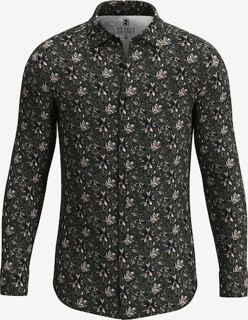 DESOTO Slim Fit Hemd in Grau: Vorderseite
